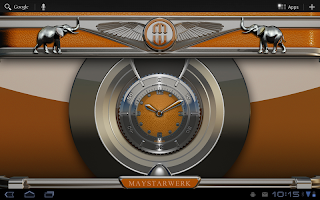 Clock Widget Orange Elephant APK Screenshot #7