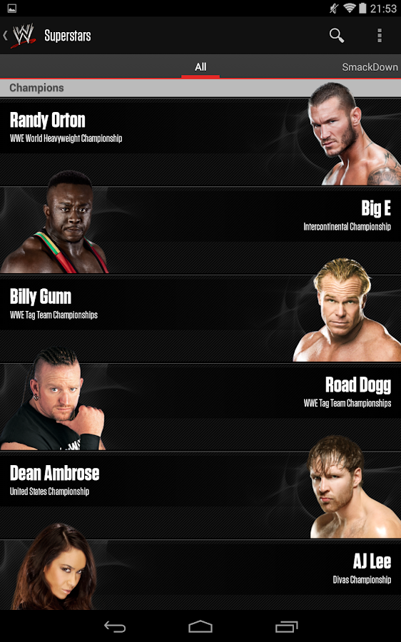 WWE Android Apps on Google Play