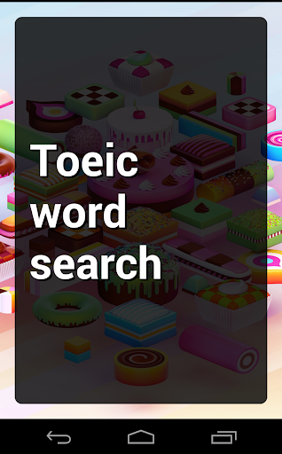 Toeic Word Search Puzzle