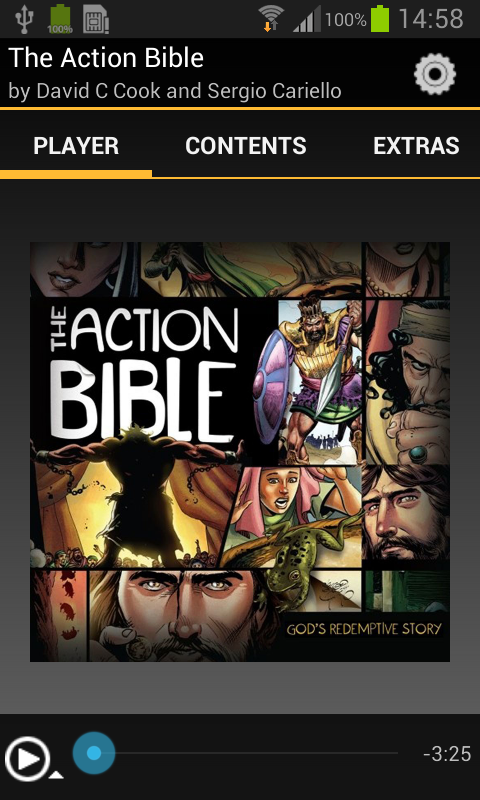Android application The Action Bible screenshort