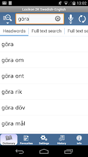 Lexikon 2K Swedish Dictionary Screenshots 3