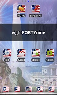 download USA GO Launcher EX Theme free