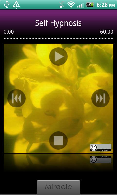 Android application Self Hypnosis screenshort