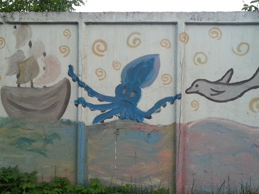 Paintings On Wall - Octupus 