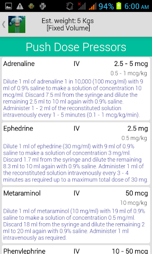 【免費醫療App】Push Dose Pressors-APP點子