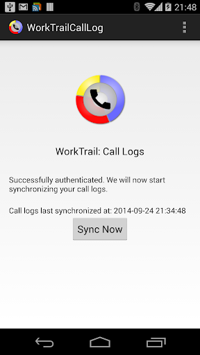 WorkTrail - Call Log Sync
