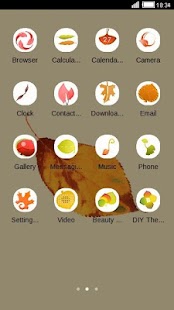 Vanilla Leaves Launcher Theme Screenshots 2