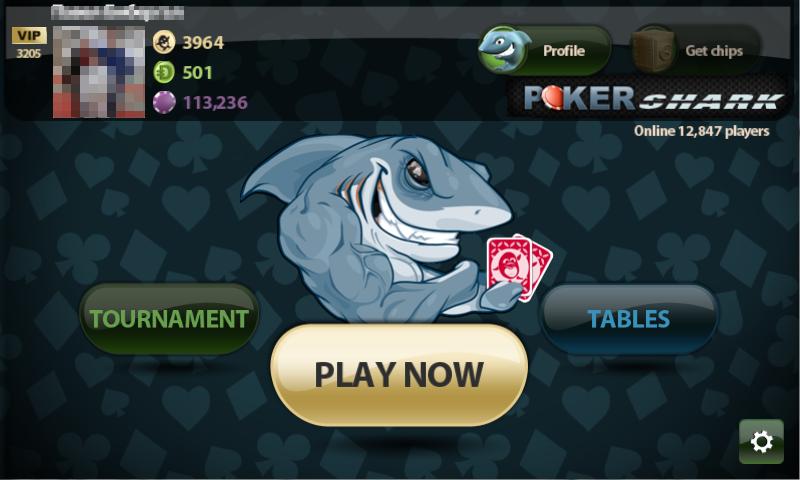 Android application Poker Shark screenshort