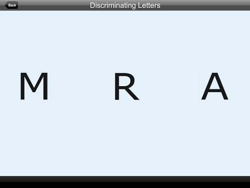 Discriminating Letters