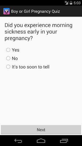 Boy or Girl Pregnancy Test