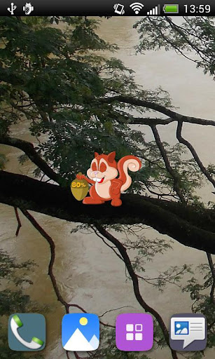 Squirrel Battery Widget