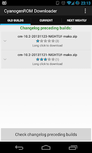 Cyanogen ROM Downloader - screenshot thumbnail