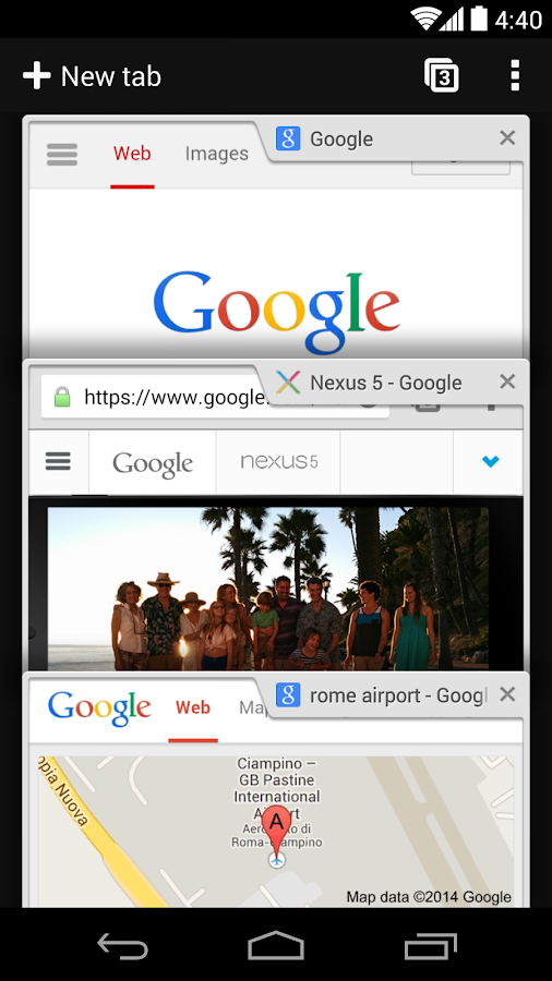 Chrome Browser - Google - screenshot