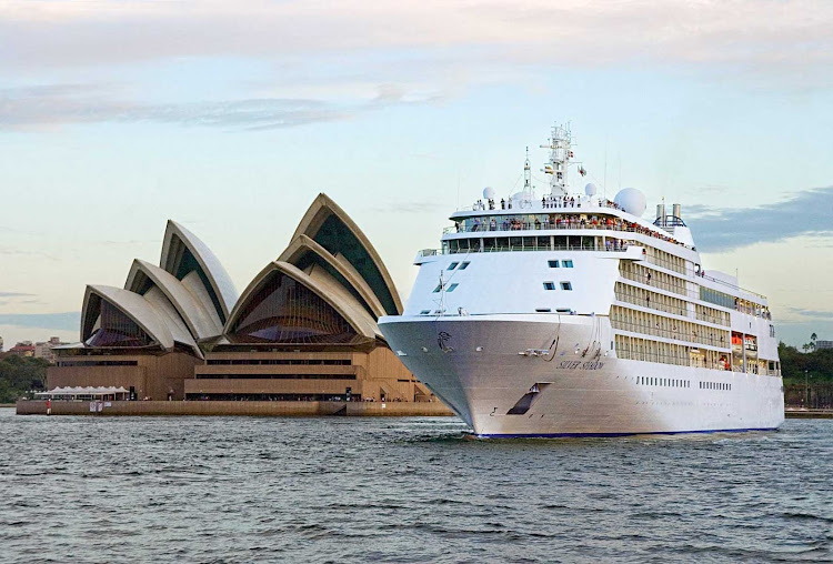 Silver Shadow sails past the Sydney Opera House in Australia. 