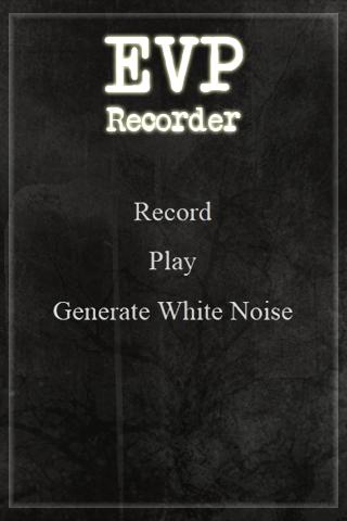 EVP Recorder SPIRIT VOICE APP