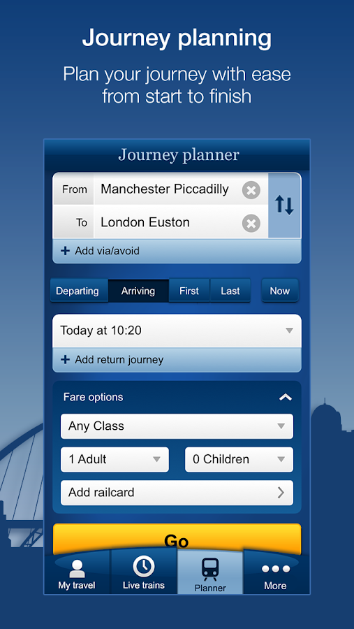 rail travel app uk