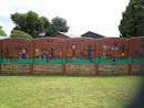 Mural of Kids Playing