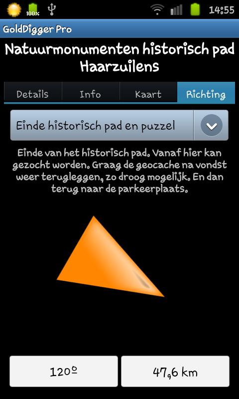    GoldDigger Pro (Geocaching)- screenshot  