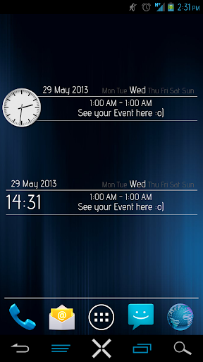 Event Clock - UCCW Skin