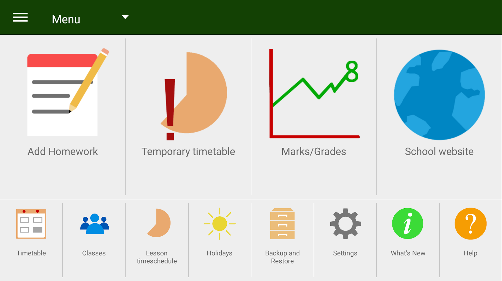 homework tracking app android