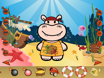 Hippo Dress Up Game poster 2