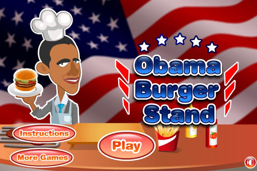 奧巴馬賣漢堡