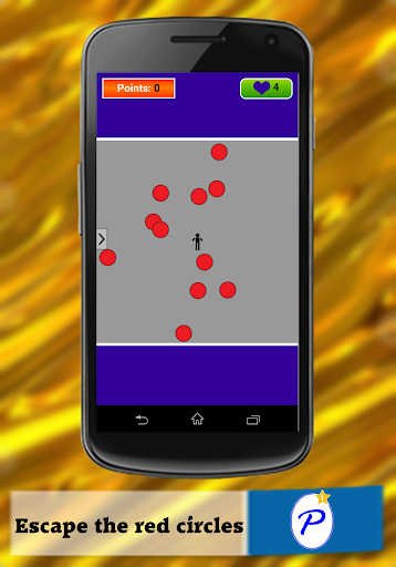 【免費街機App】Escape the red circles-APP點子
