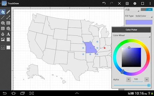 TouchDraw - screenshot thumbnail