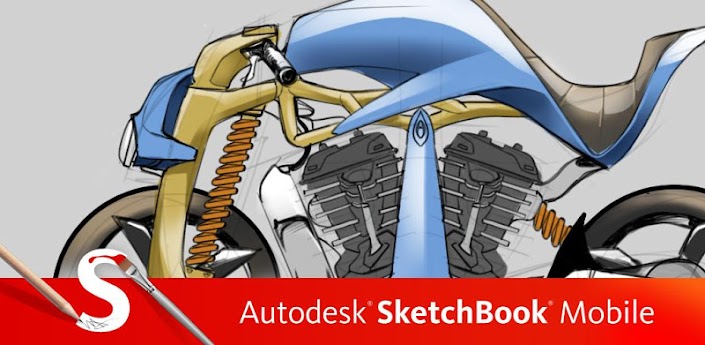 لمحبي الإبداع و التصميم تطبيق الأندرويد SketchBook v2.0.3