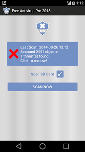 Free Antivirus Pro 2015 - náhled