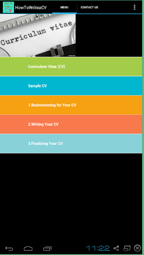 【免費生活App】How To Write a CV-APP點子