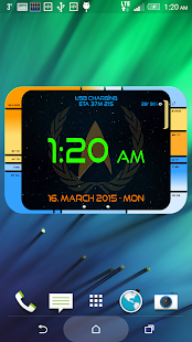 Starfleet LCARS Clock Screenshots 0