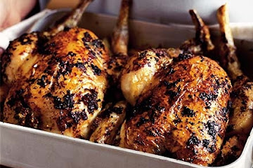 Tarragon & mustard roasted free-range chicken