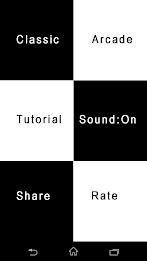 Tap black not white tile free poster 1