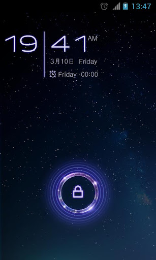 Starry Theme GO Locker v1.00