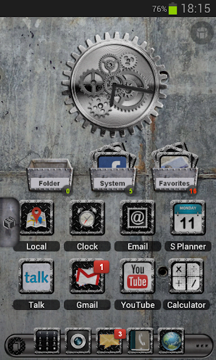 【免費個人化App】TSF Shell HD Theme Industrial-APP點子