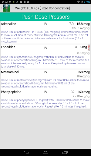 【免費醫療App】Push Dose Pressors-APP點子