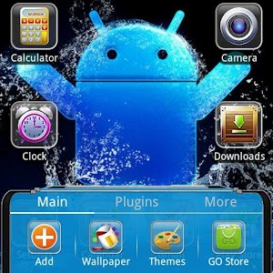 Cool Blue GO Launcher Theme