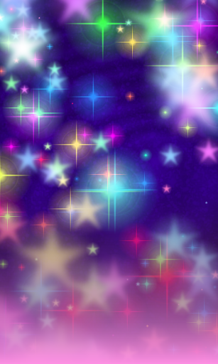 Glitter Stars Live Wallpaper