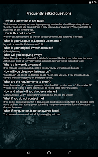 Giveaway for League of Legends Screenshots 5
