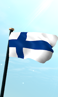 Free Download Finland Flag 3D Free Wallpaper APK