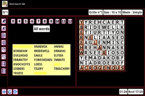 Free Word Search Tab 1 EN APK