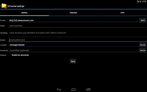 S3Anywhere (Amazon S3 cloud) - screenshot thumbnail