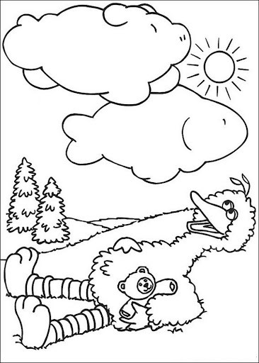 Coloring Book Sesame