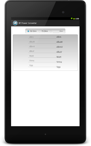 【免費生產應用App】RF Power Converter-APP點子