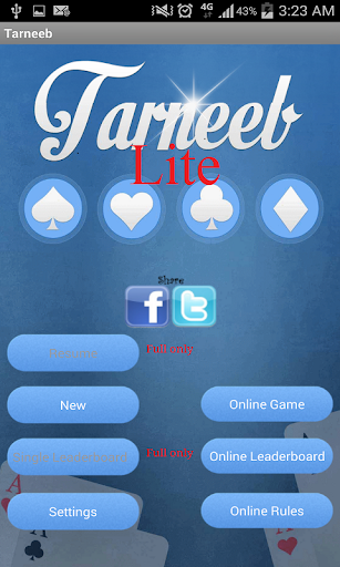 【免費紙牌App】Tarneeb Lite-APP點子