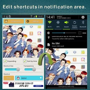 How to mod (Decorate top bar) MyNoti 4.1.0 unlimited apk for pc