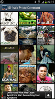 Sinhala Photo Comment APK 屏幕截图图片 #2