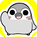 Pesoguin Clock Widget -Penguin logo