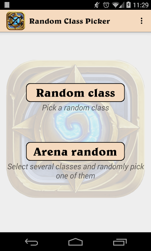 Hearthstone Random Class